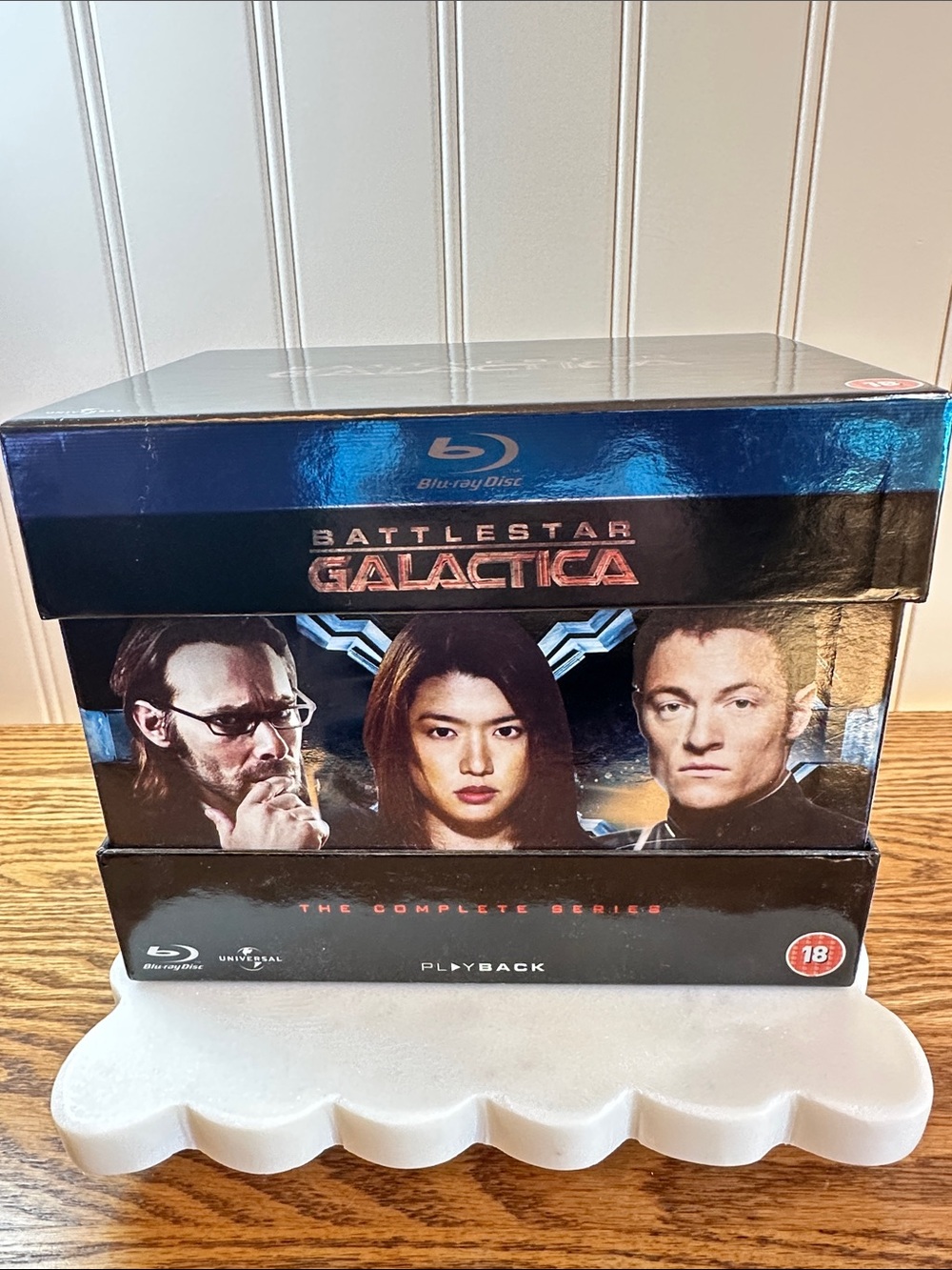 Universal Battlestar Galactica Complete Series Blu-ray Box Set - Black/Blue